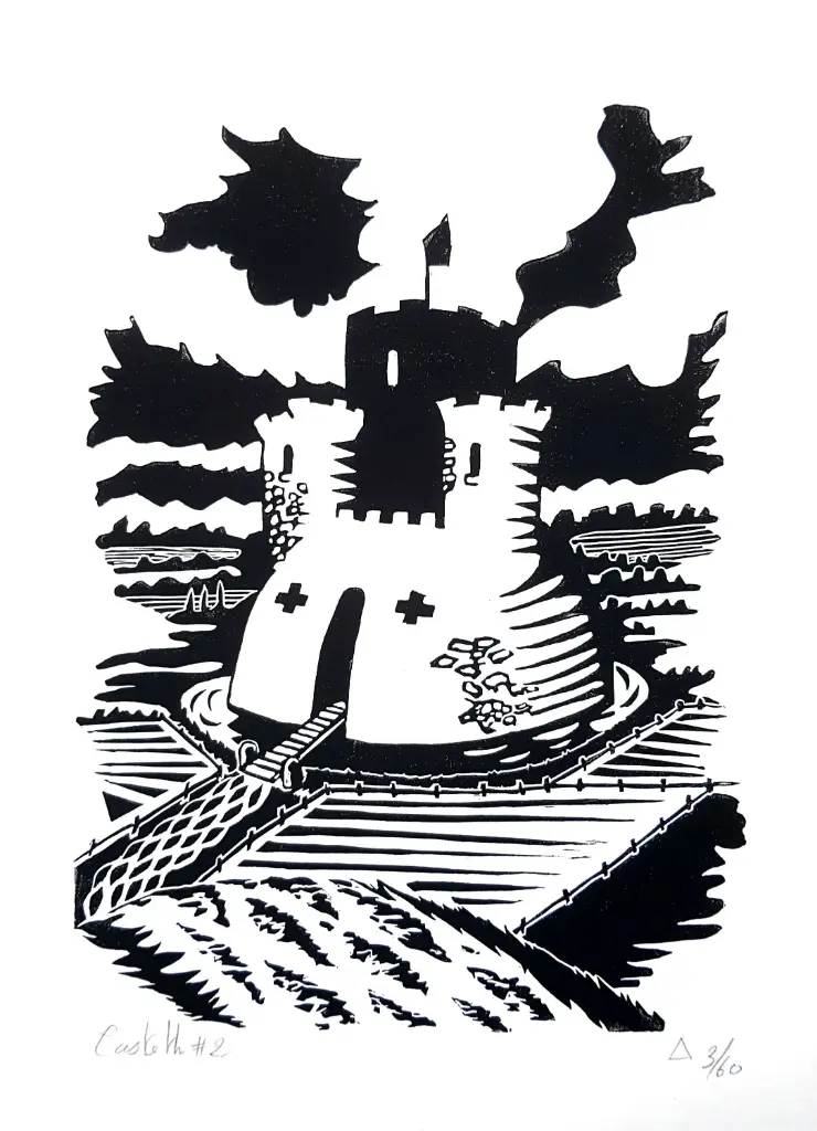 Gravure "Casteth #2" (Sans passe-partout)