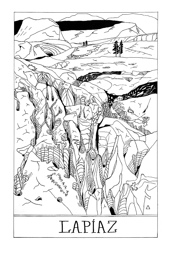 "Lapiaz" Tirage HD grand format sur support rigide ou papier (Papier d'art 235g, 20 x 30 cm)